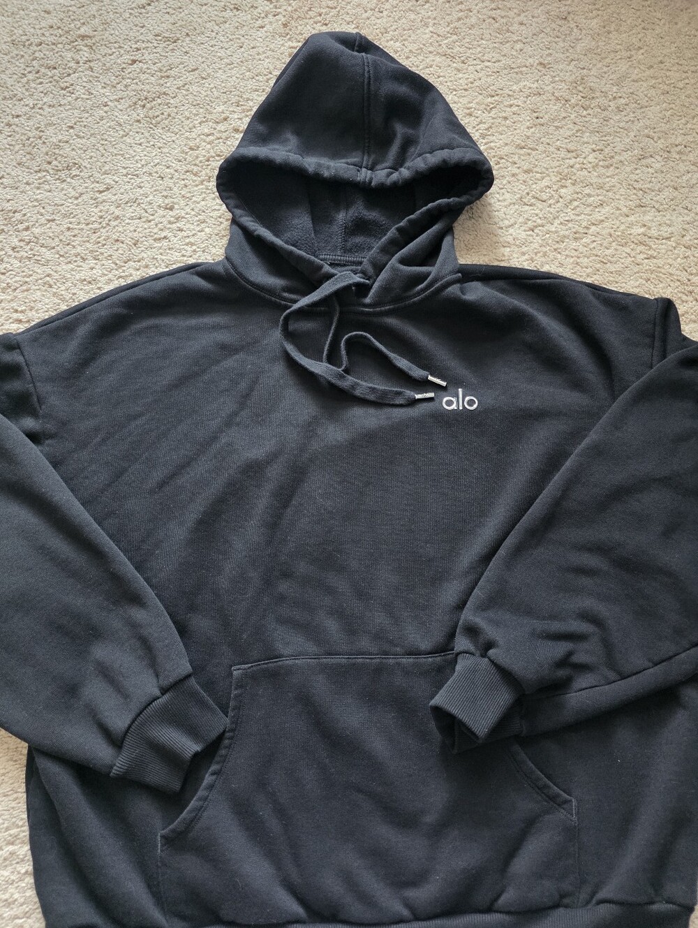 ALO Accolade Hoodie Black Large